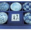 Set de 5 coupelles japonaises en céramique