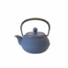 Théière japonaise en fonte Arare 0,3 Litre bleu