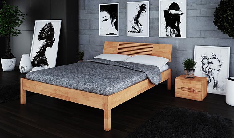 Chevet pour lit Shizen haut naturel