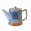Théière en céramique 0,5 litre motifs patchwork
