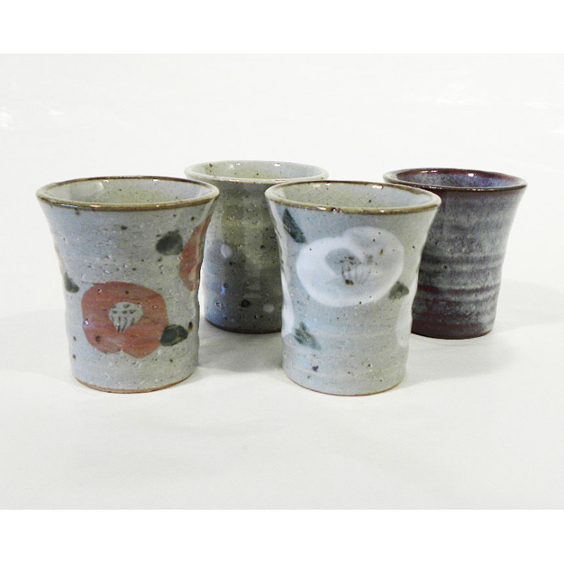Set 4 verres à thé style artisanal