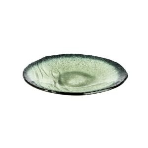 Assiettes japonaises en céramique bleu ou vert turquoises
