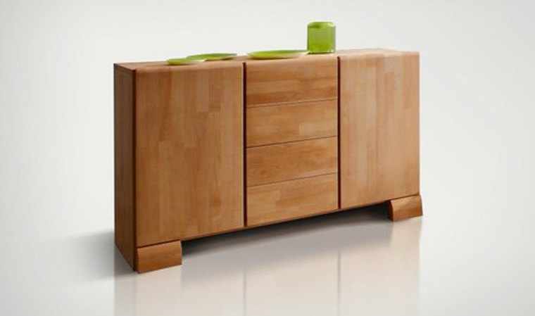 Commode Kobe comprise dans le pack lit et commode Kobe naturel