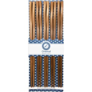 Set de 5 paires de baguettes torsadées