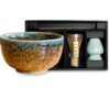 Ensemble Bol Matcha Rouille