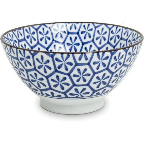 Bols bleus motifs japonais cristaux