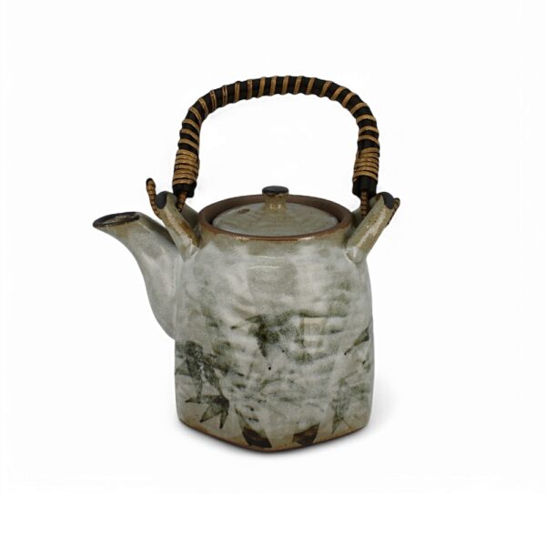 Théière japonaise en céramique bambous avec filtre