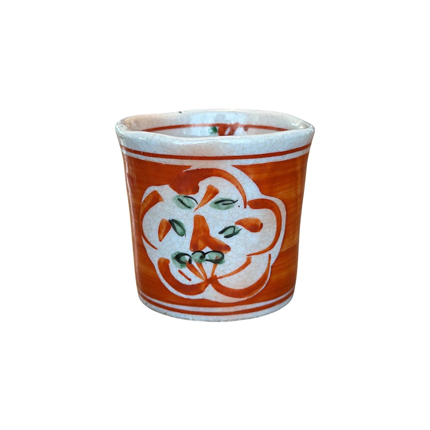 Tasse à thé japonaise yunomi rouge