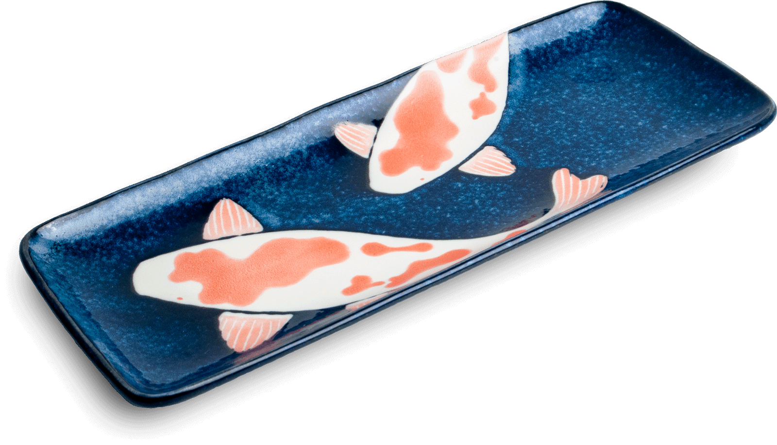 Plat à sushi carpes Koi