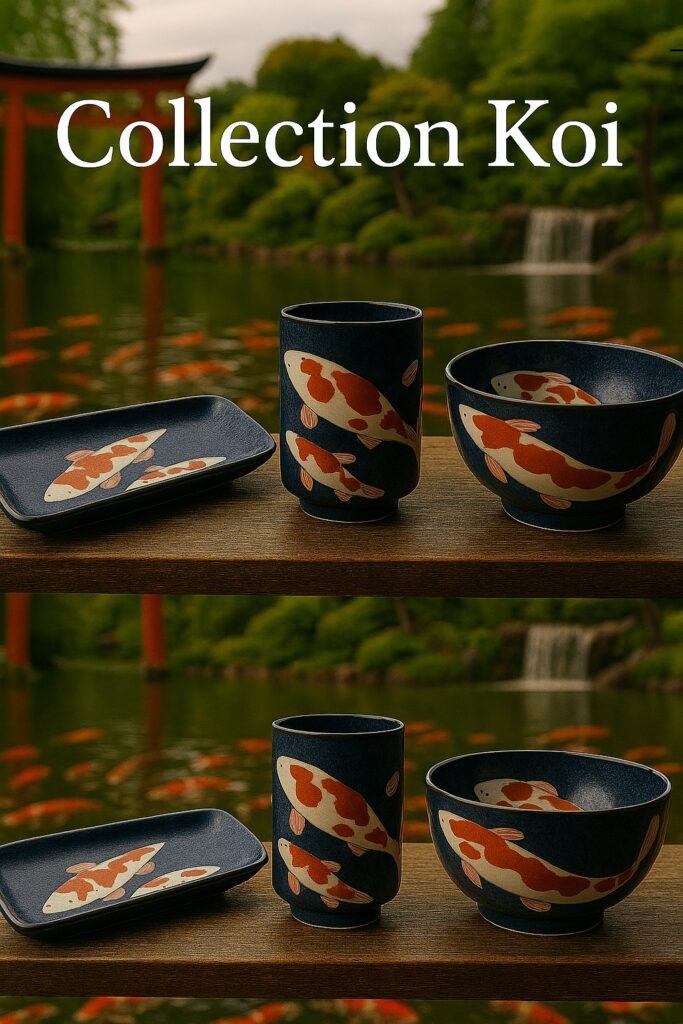 Nouvelle collection bols et plats Koi