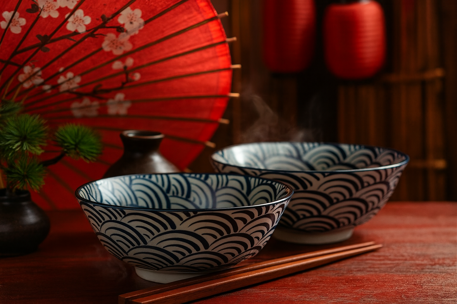 Set de 2 bols Ramen Nami restaurant japonais